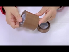 バキュームシール用PTFEファイバーグラステープ 0.13~0.25mm 粘着鋼 5.5N/25mm