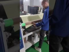 酢酸布テープ工場 - 切断と包装の製造工程