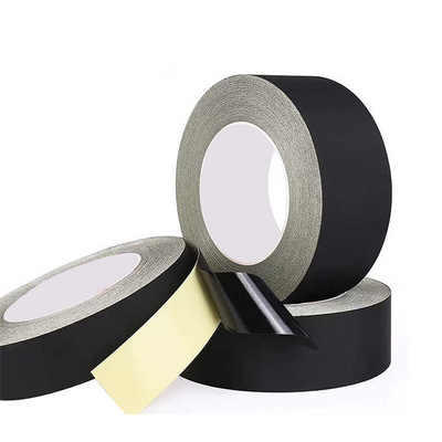 購入 Acetic fabric cloth tape Black high adhesion and can temperatures up to 130℃ online manufacture