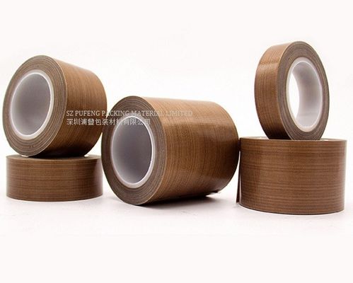 購入 容易な0.22mm滑らかな表面PTFEのガラス粘着テープはきれいになる online manufacture