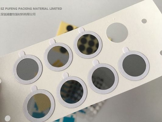 通す軽い型抜きされた粘着テープ7600HFの黒い塵の証拠の網の軽量の塵の証拠の網