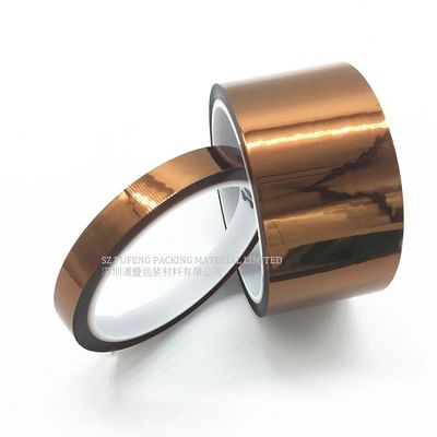 耐熱性こはく色の高温50um 33mのKaptonのPolyimideテープ